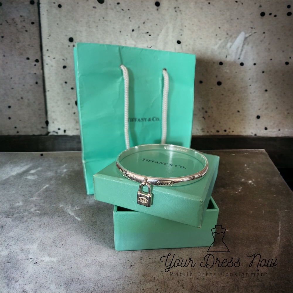 Tiffany & Co. Silver Bracelet with Padlock Charm